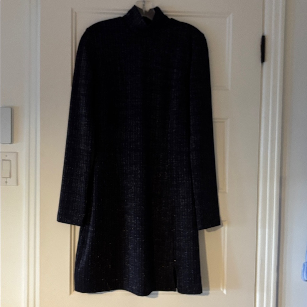 Guess Navy Sparkle Knit dress